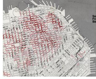 San Francisco Bicycle Map